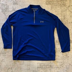 Under Armour Blue Men's 1/4 Zip Performance Pullover